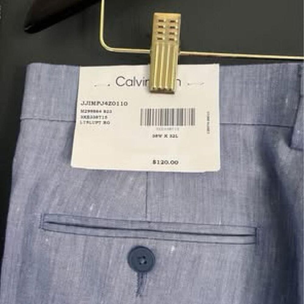 Calvin-klein Men's Blue Trousers